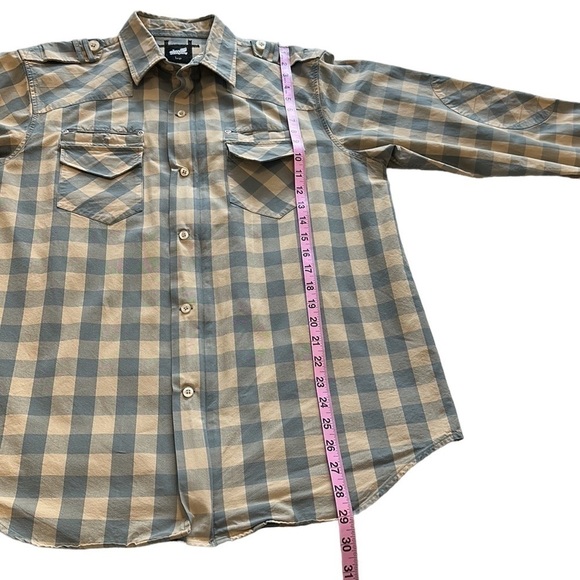 Elm Company Buffalo Plaid Zipper / Button Up Shirt Jacket - Size Large - Picture 15 of 15